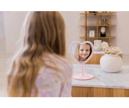 InnoGIO Outlet GIOperfect Pink Heart- Lusterko kosmetyczne różo